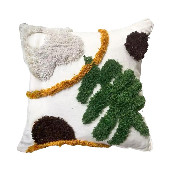 8a5a1e-8b.myshopify.com Handmade Cotton Tufted Cushion-Decorative Pillow For Sofa, Bed Or Lounge 16x16 inch | FCU0030